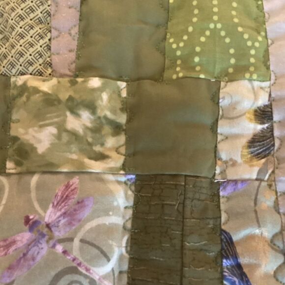 NWOT. Hand Crafted Reversible Quilted Baby Bib. $12 ea. or 3/$25 - Picture 3 of 6